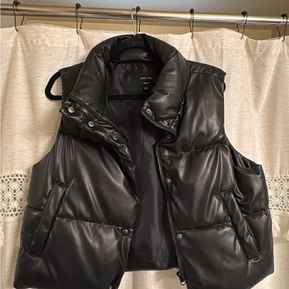 Black Puffer Vest